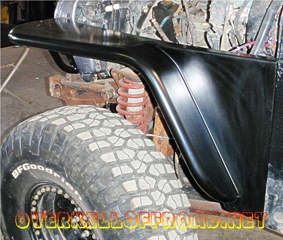 Jeep TJ tube fenders.