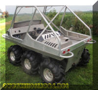 6x6 aluminum amphibious ATV