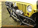 TJ Jeep bumper winch mount side view